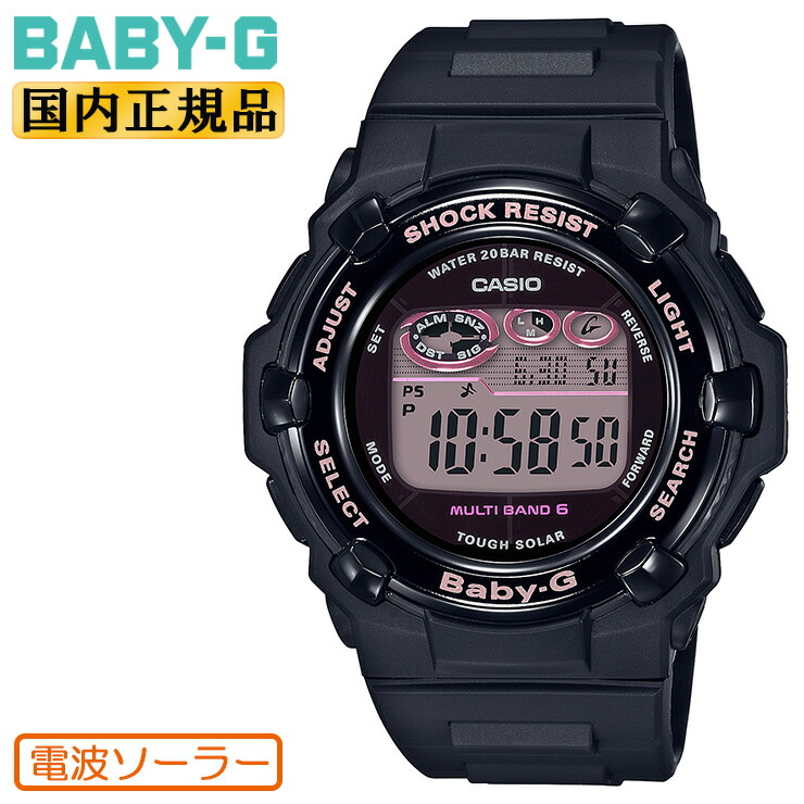 値下げ！！BABY-G　電波ソーラー BGA-2800-1AJF ブラック BABY-G】電波ソーラー / BGA-2800-1AJF （ブラック