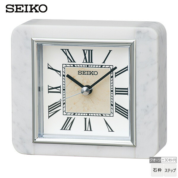 大理石 置 時計 BZ362W セイコークロック クロック 石枠 SEIKO クオーツ 【お取り寄せ】｜時計・ブランド専門店 アイゲット
