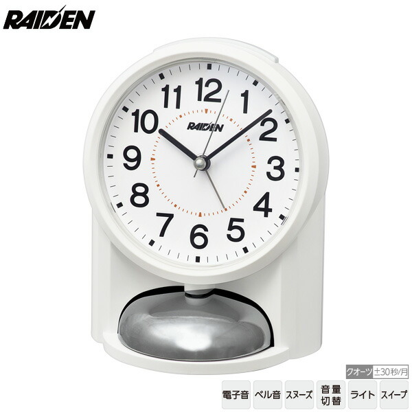 楽天市場】セイコー 大音量目ざまし時計 ベル音と電子音切り替え式