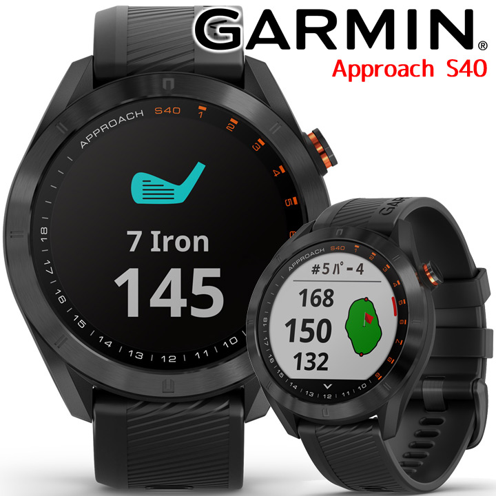 超目玉 取説 印刷サービス ゴルフウォッチ ガーミン Garmin Approach S40 Black 010 21 Gps スポーツウォッチ スマートウォッチ ゴルフ ランニング ジョギング サイクリング 腕時計 加速度計 通知機能 天気情報 タッチスクリーン G谷山 安い Atsu Edu Ge
