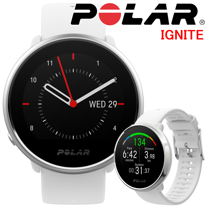 信用 POLAR ポラール Polar Ignite GPS スポーツ ヘルスケアウォッチ