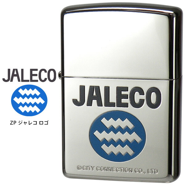 Zippo ジッポー ZIPPO ZP ジャレコ ロゴ JALECO LOGO エッチング メッキ インクジェット ゲーム オイル ライター 【お取り寄せ】
