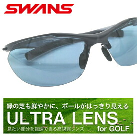 SWANS スワンズ エアレスコア SACR-0067 MBK ゴルフ用サングラス スポーツサングラス 偏光レンズ マットブラック アイスブルー 紫外線カット 紫外線予防 UVカット メンズ 男性用 プレゼント 紫外線対策 アジアンフィット