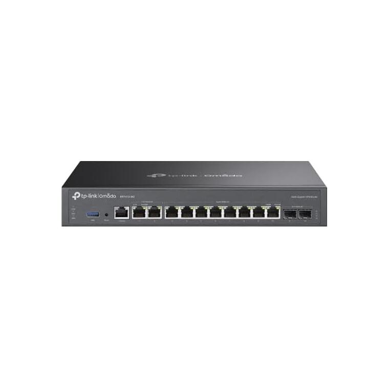 【P5倍★要エントリー】 TP-Link Omada ER7412-M2 マルチギガビット VPN ルーター クアッドコア 2.5G×2 ギガビット×10 USB3.0 企業向け 集中管理 マルチWAN ロードバランサー