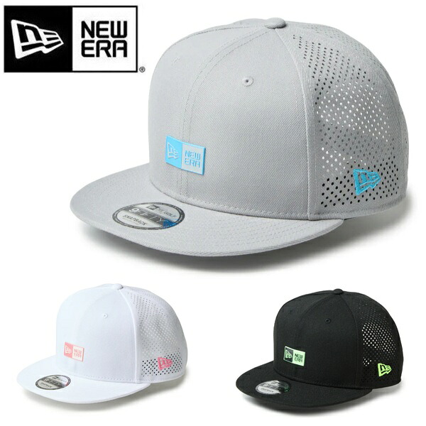 ニューエラ ゴルフ キャップ 9FIFTY レーザーパーフォレーション Box Logo ボックスロゴ NEW ERA GOLF (14747213) (14747214) (14747215)