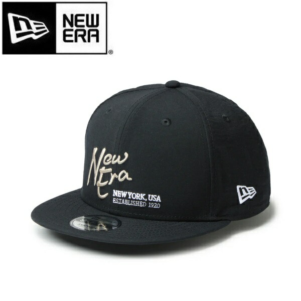 ニューエラ ゴルフ キャップ 9FIFTY ナイロンタッサー NEW ERA NEW YORK,USA EST. 1920 ブラック NEW ERA Golf (14747209)