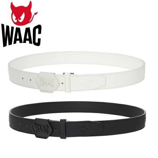 ワック ゴルフ 胴締め MEN ロゴバックルベルト WAAC 072252880