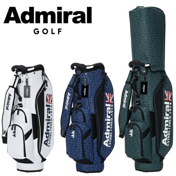 アドミラル ゴルフ キャディバッグ カートキャディバッグモノグラム Admiral Golf ADMG6AC7|IG-GOLF 店