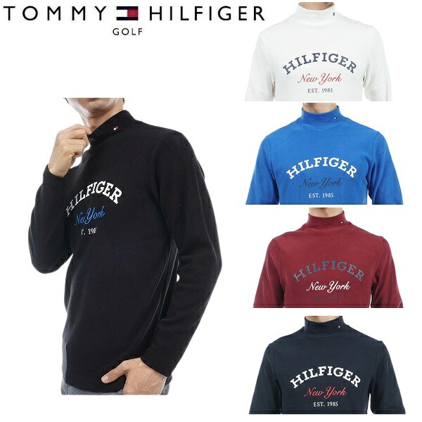 トミーヒルフィガー ゴルフ メンズ ヒルフィガーロゴ ハイネックシャツ TOMMY HILFIGER GOLF THMA376