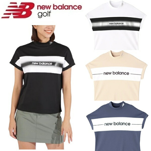 【ニューバランゴルフ】レディース 半袖ハイネックシャツスカートSETセットアップ New Balance ニューバランス レディース ゴルフウェア 半袖