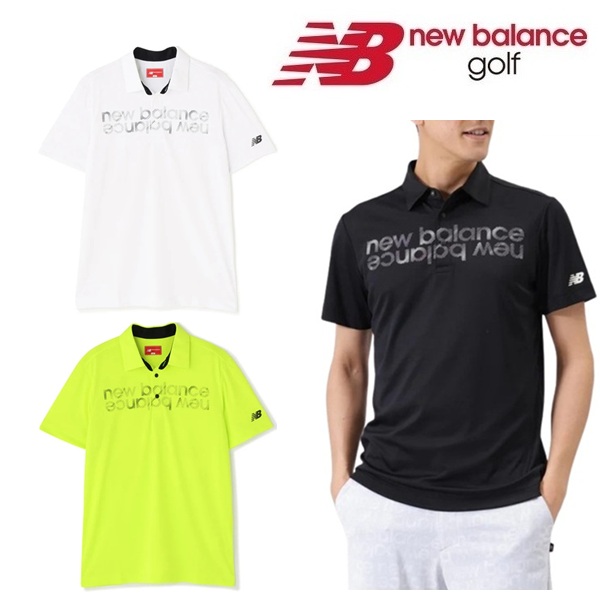 ニューバランス ゴルフ メンズ シャツ 接触冷感 半袖カラーシャツ New Balance Golf 012-6168006 2026年春夏モデル｜IG-GOLF 店