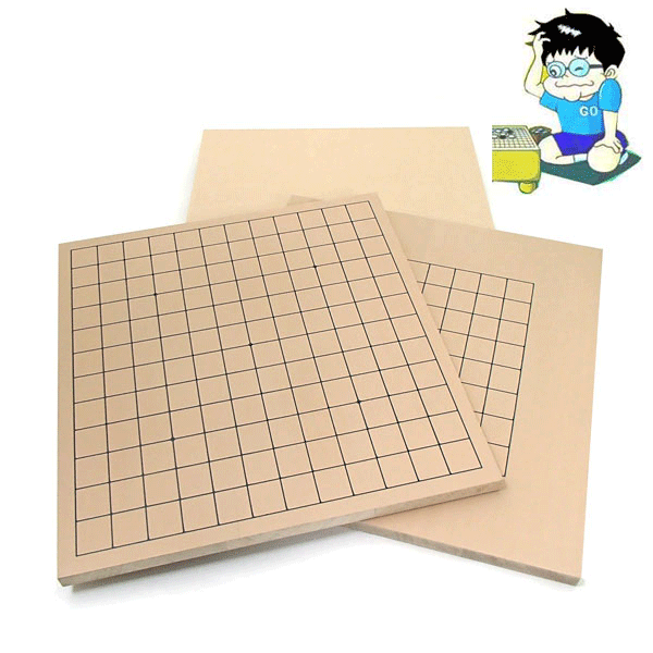 楽天市場】囲碁盤入門セット 新桂材9・13路碁盤（木製）両用盤とミニ角