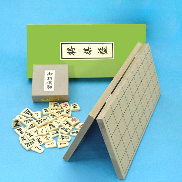 楽天市場】将棋盤セット 新桂4号折将棋盤（木製）と指し心地のある