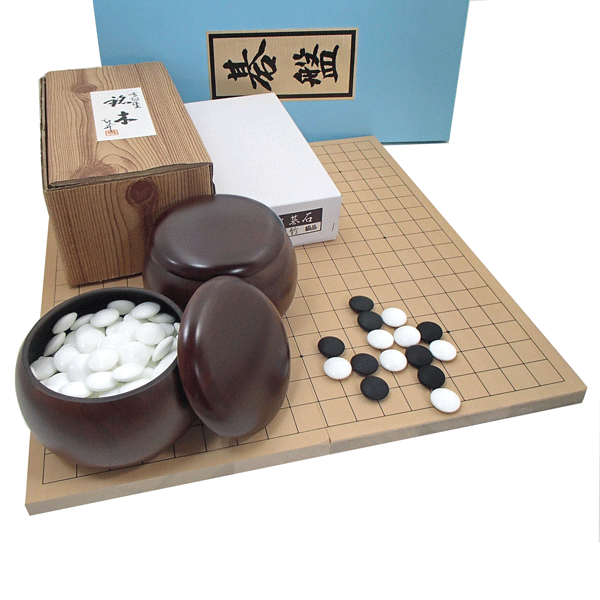 楽天市場】人気の囲碁盤セット ゴム盤の碁盤（日本棋院取扱）13