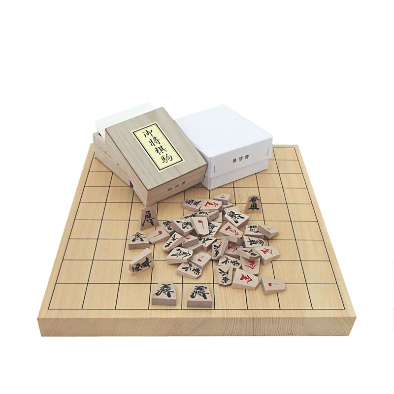 楽天市場】木製将棋盤セット 本榧に次ぐ ヒバ1寸卓上接合（ハギ