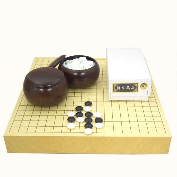 囲碁盤　高級　榧 本榧足付碁盤 6寸3分（天柾） ga60029 | 前川榧碁盤店