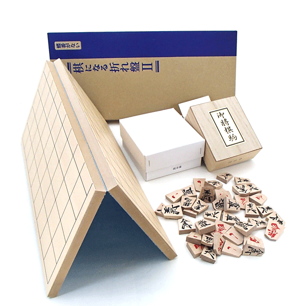 楽天市場】木製将棋盤セット オリジナル根付2個つき 新桂7号折