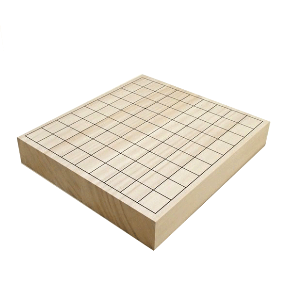 高級木製将棋盤　本榧に次ぐ　ヒバ２寸卓上接合将棋盤　安心ランクの松（厚さ約57mm厚）