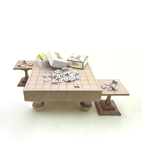 楽天市場】高級将棋盤セット 北海道産 本桂二寸足付将棋盤と山形