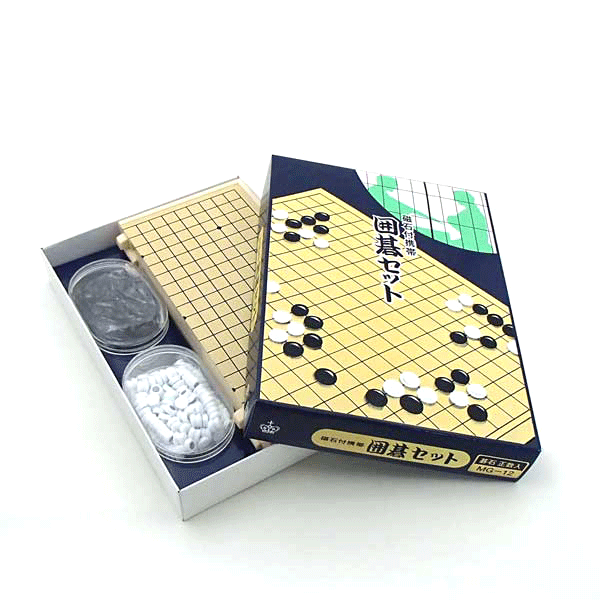 楽天市場】囲碁盤 携帯用マグネット囲碁セット（6分石） ＭＧ-25 