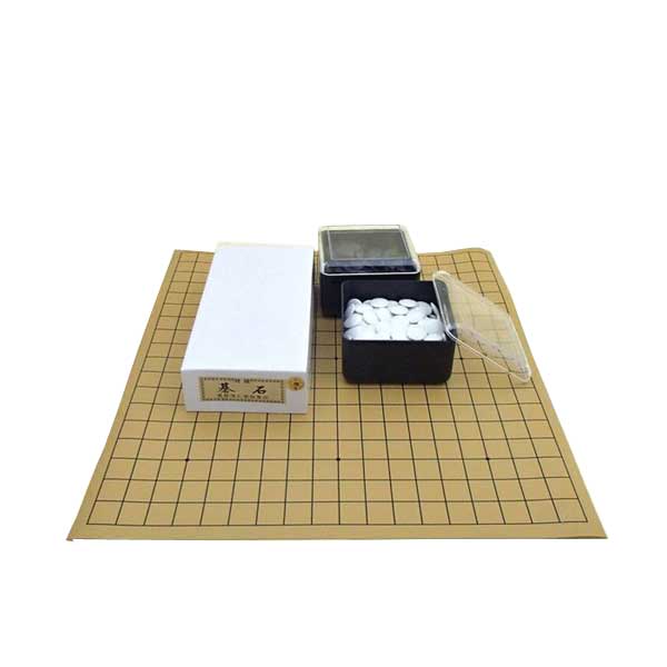 楽天市場】囲碁セット 塩ビの碁盤（19路盤）とP碁石椿と角ケース