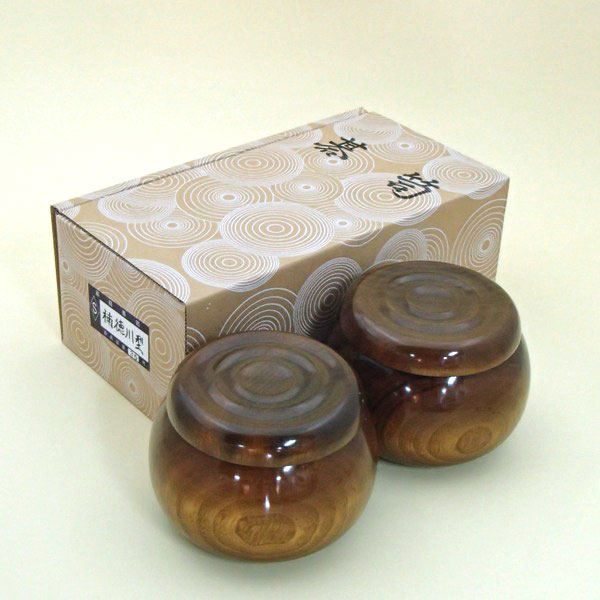 楽天市場】高級手作木製碁笥 花林(かりん)極上 平型特大36号