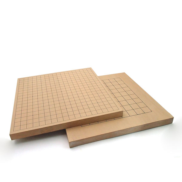 楽天市場】囲碁将棋盤セット 1面で楽しめる 新桂10号卓上接合碁盤