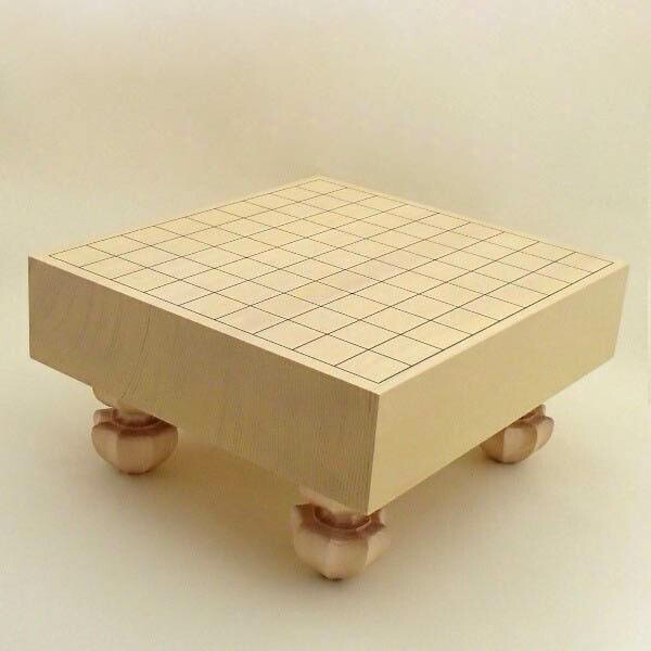 楽天市場】木製将棋盤 新かや4寸足付一枚板将棋盤 安心ランク 松