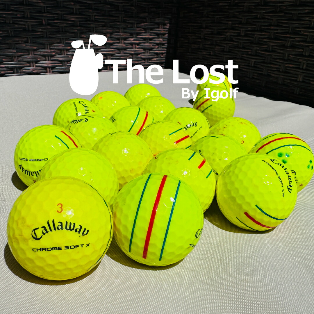 楽天市場】ゴルフボール ロストボール Callaway キャロウェイ クロム