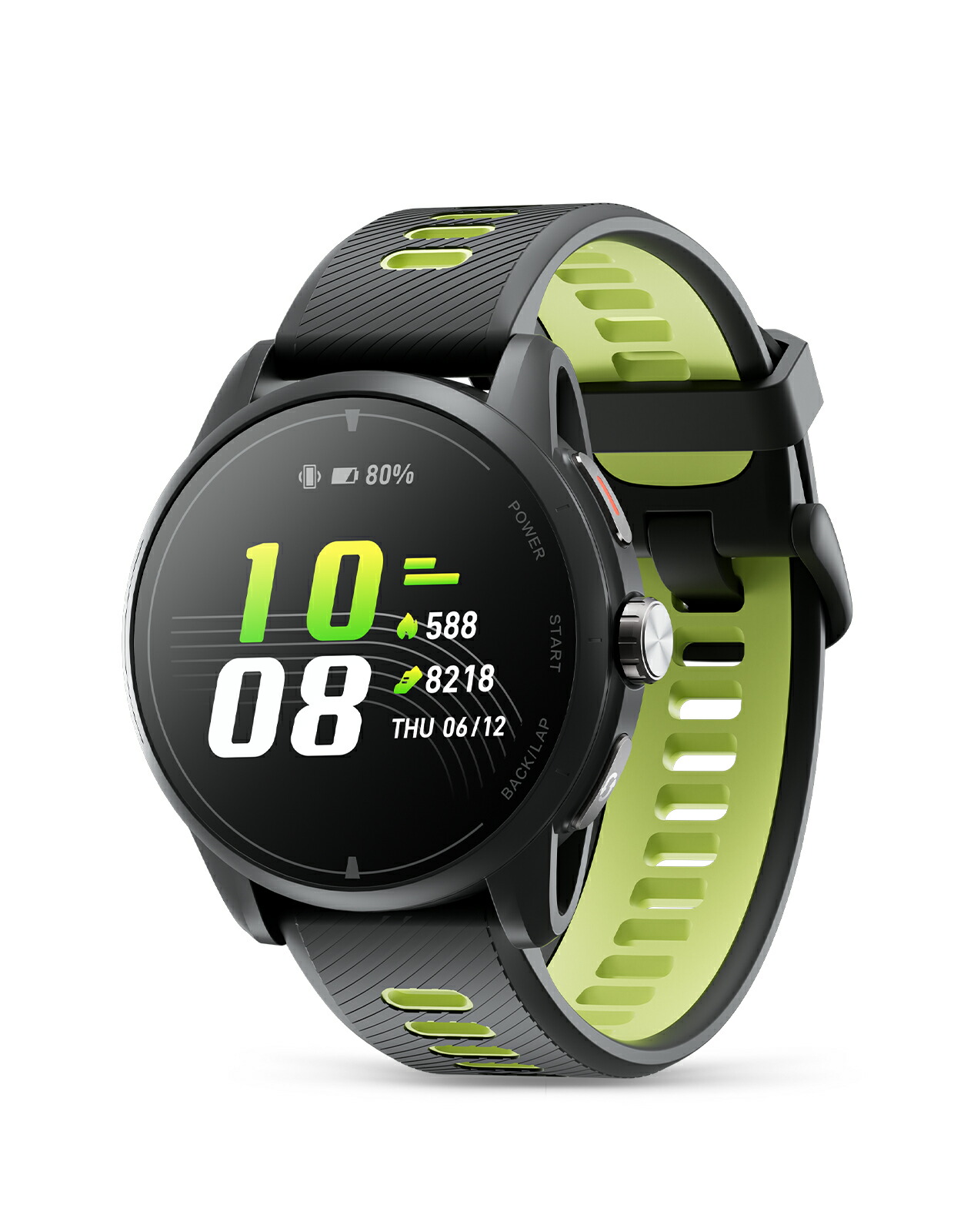 iGPSPORT VeRun ランニングウォッチ 1.32\u0027\u0027AMOLEDタッチディスプレイ 薄型 ルートナビ相応う 超軽さスポーツウォッチ