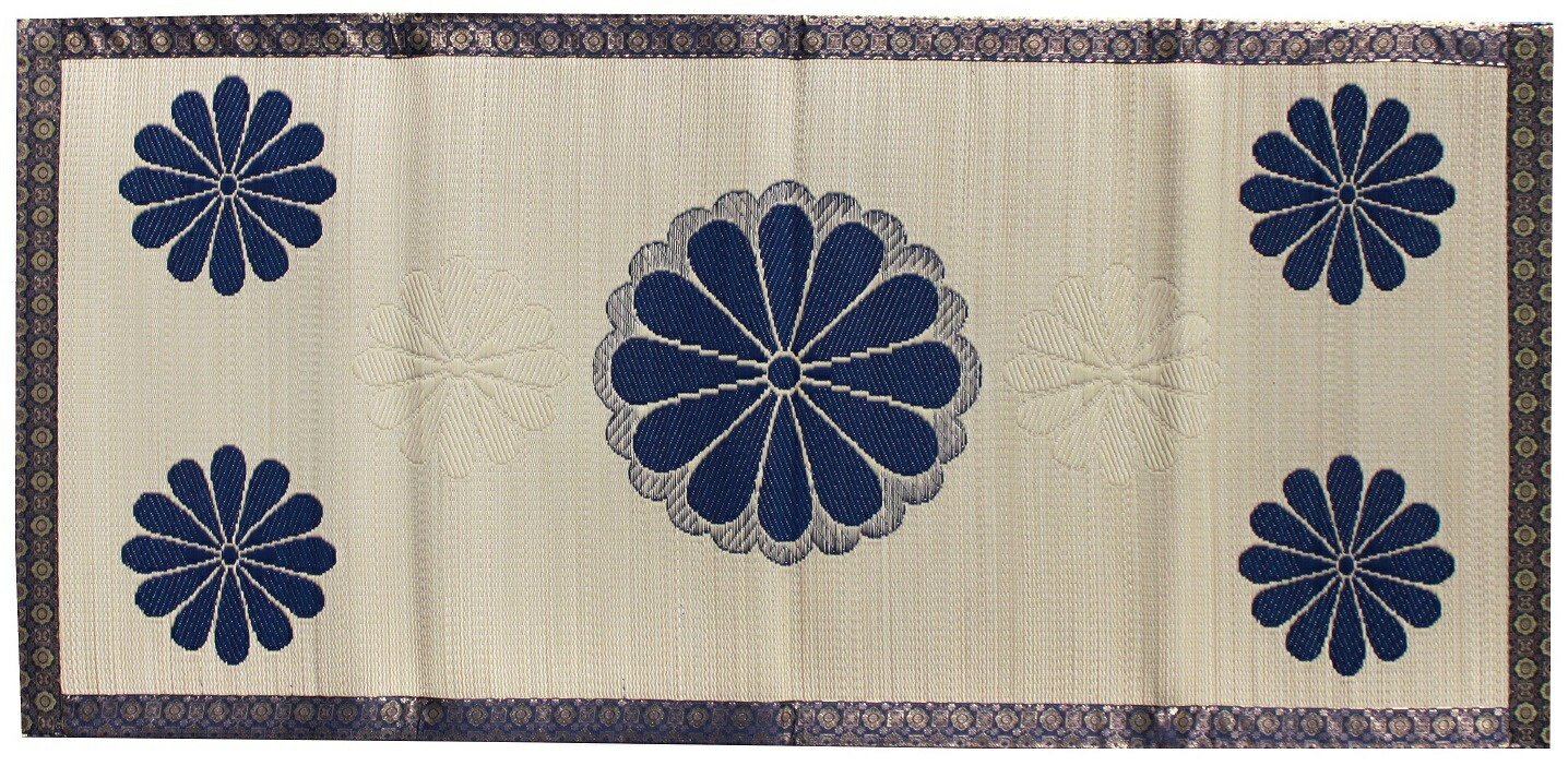 【国産】い草 目の前ござ 目の前茣蓙 「大菊」 約88×180糎 日本製 仏前ござ 仏前 ゴザ 仏具 国産 い草 仏壇用 法事 法要 仏壇 仏事 御盆 初盆