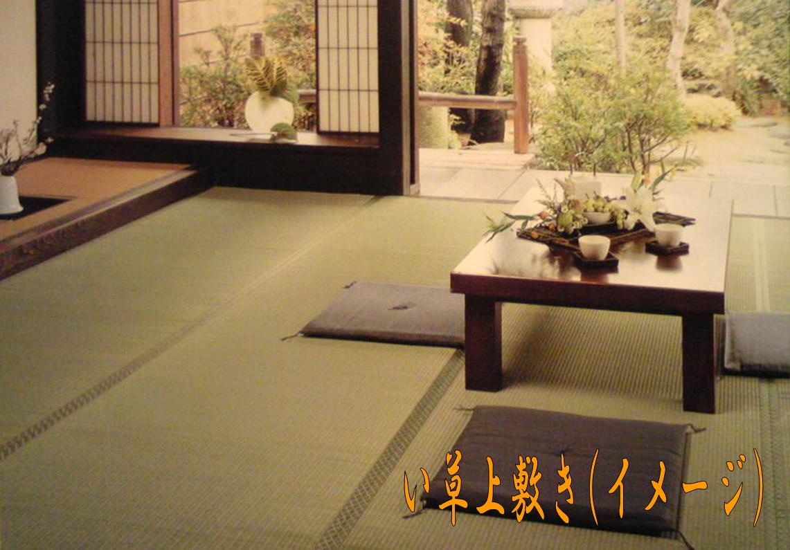 ６帖 ６畳 (標準尺度大きさ)上敷き 畳引っ敷き ござ『#2300』当社工業生産物