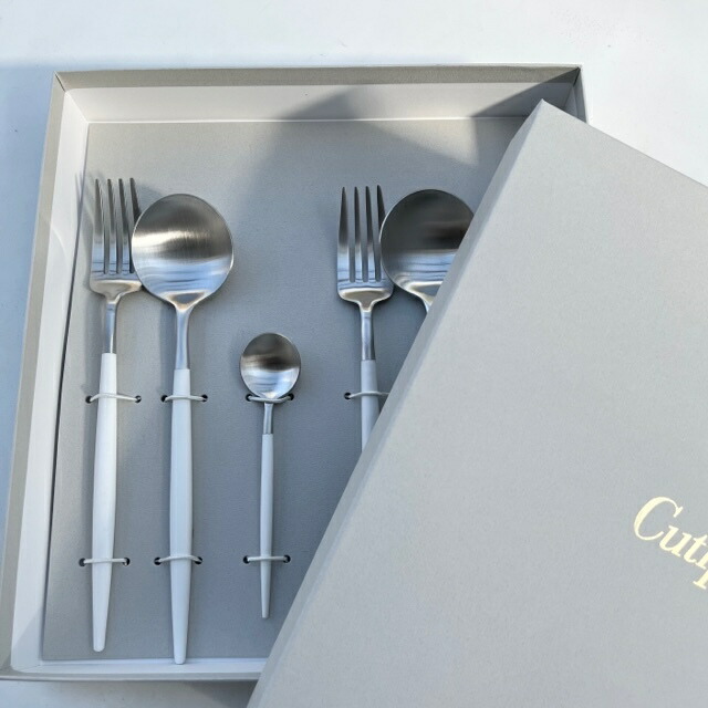 cutipol クチポール ディナーセット2 GOA　 ホワイトシルバー　結婚祝 正規品