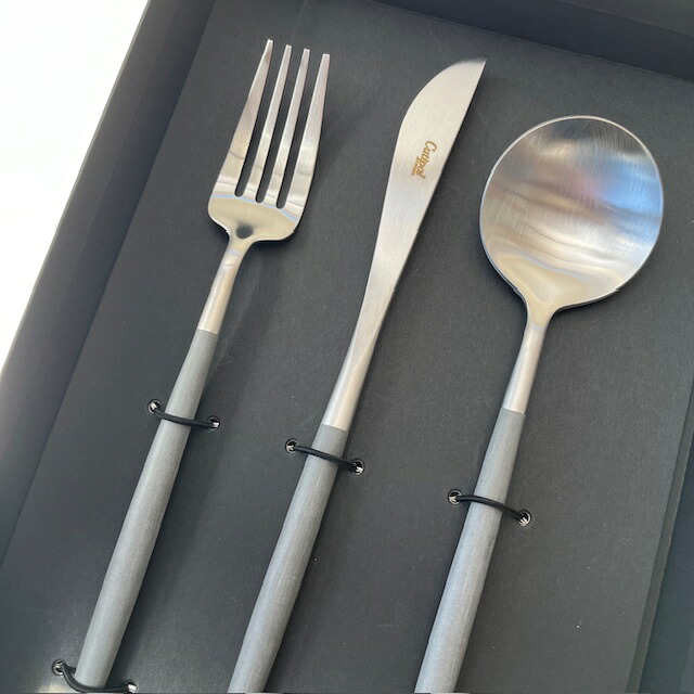 cutipol クチポール ディナーセット 3本　GOA グレーシルバー　正規品｜ihana design