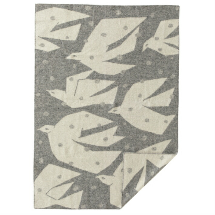 楽天市場】KLIPPAN クリッパン ウールブランケット TRIP ブルー