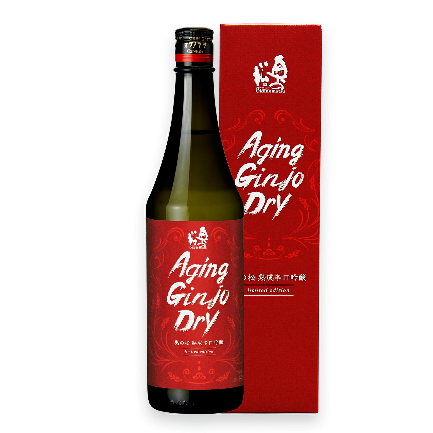 奥の松 熟成辛口吟醸 720ml ／エイジングドライ 新商品 自社蒸留 米100％ 長期熟成