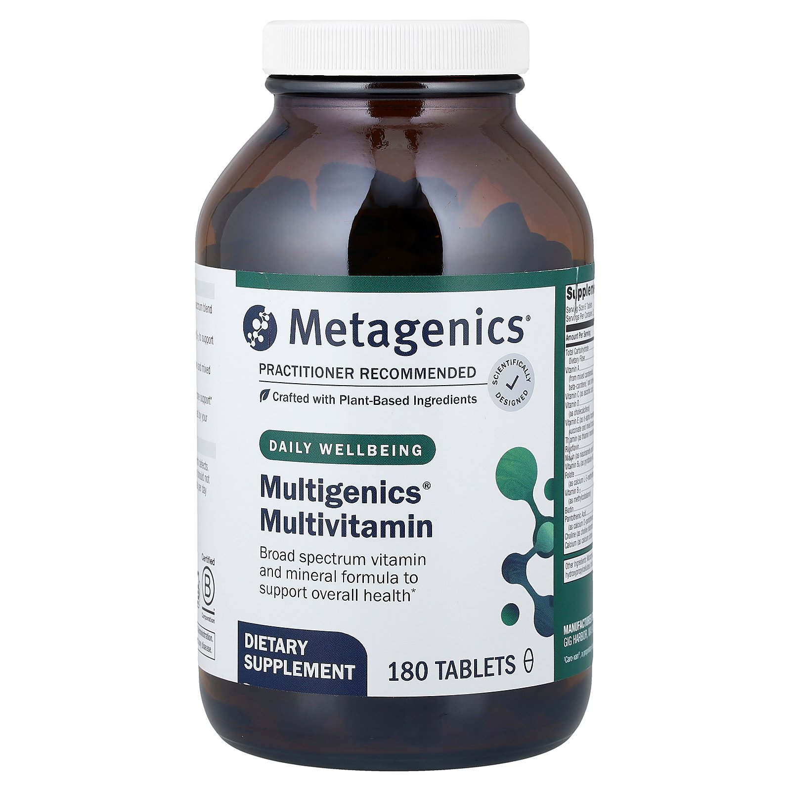 Metagenics マルチジェニックス 鉄分なし 【 iHerb アイハーブ 公式 】 メタジェニックス マルチビタミン ビタミン ミネラル ビタミン類 ビタミンサプリ ミネラルサプリ サプリメント サプリ タブレット 180粒｜iHerb