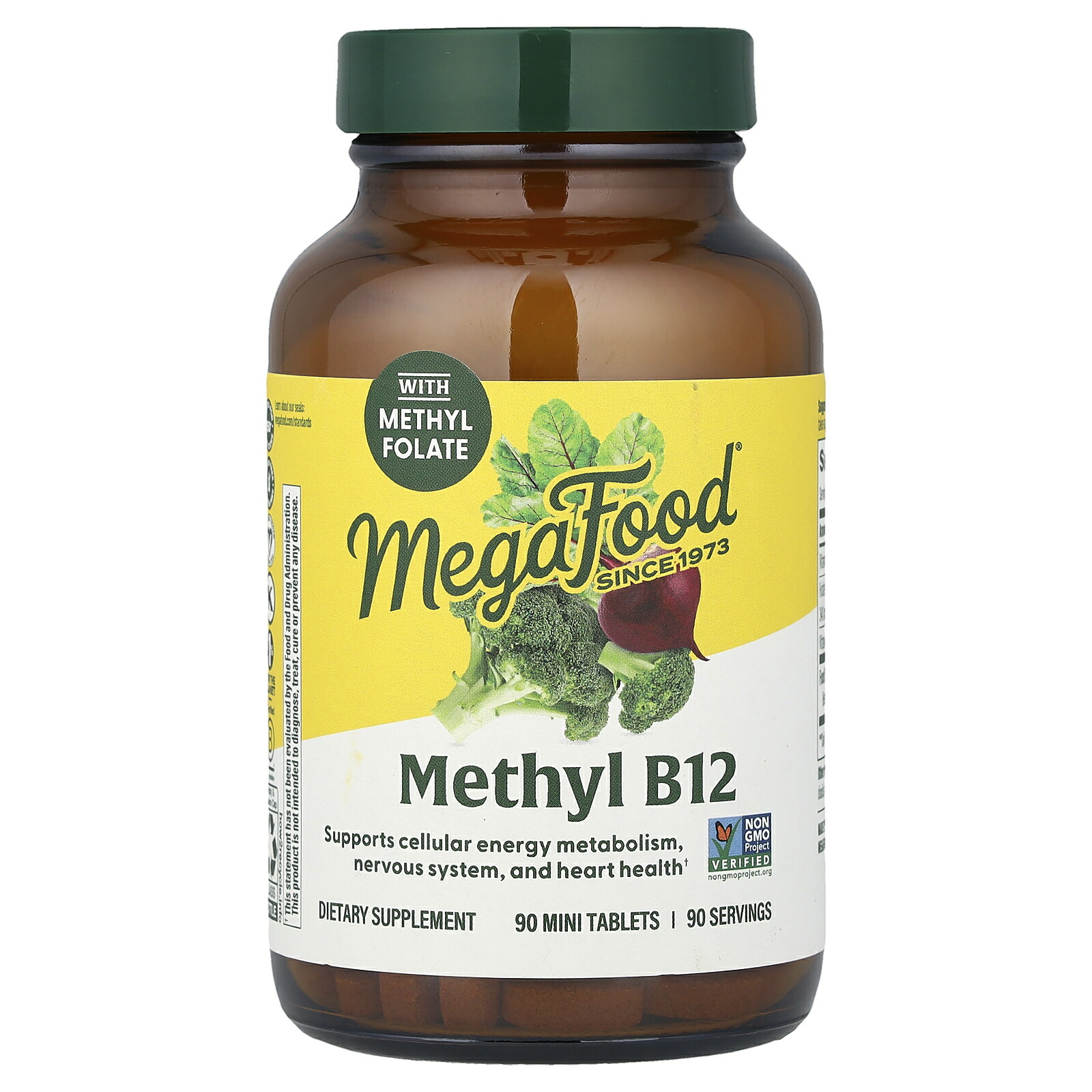 【15%OFFクーポン★4/14 20:00~4/20 23:59】MegaFood メチルB12 【 iHerb アイハーブ 公式 】 メガフード ビタミンB12 ビタミン B B12 メチルコバラミン 葉酸 ビタミンB6 B6 ビタミン類 ビタミンサプリ サプリメント サプリ タブレット 90粒