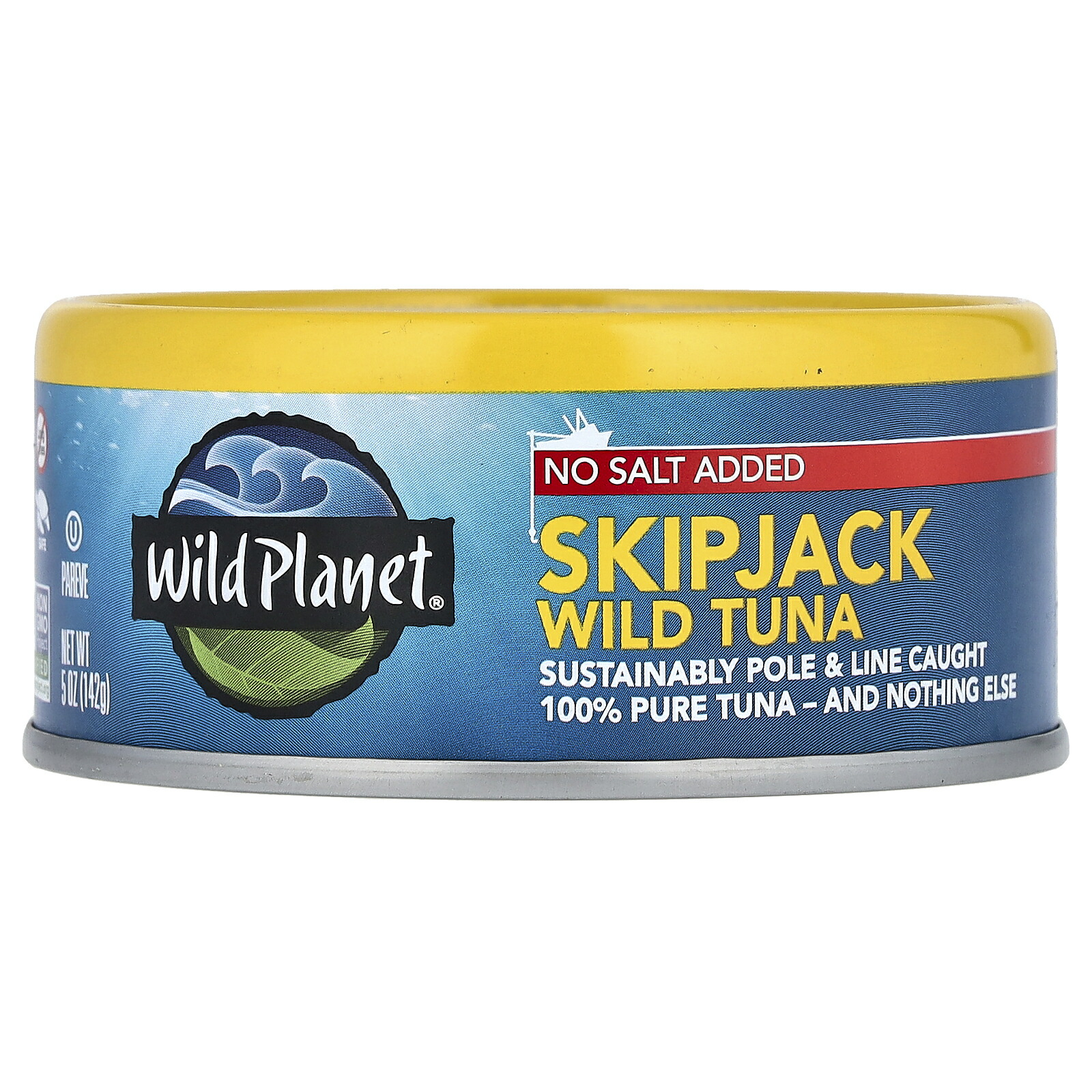 【POINT20倍★7/4 20:00〜7/11 1:59】Wild Planet ツナ缶 【 iHerb アイハーブ 公式 】 ワイルドプラネット 天然 カツオ ツナ 缶詰 塩分無添加 142g画像