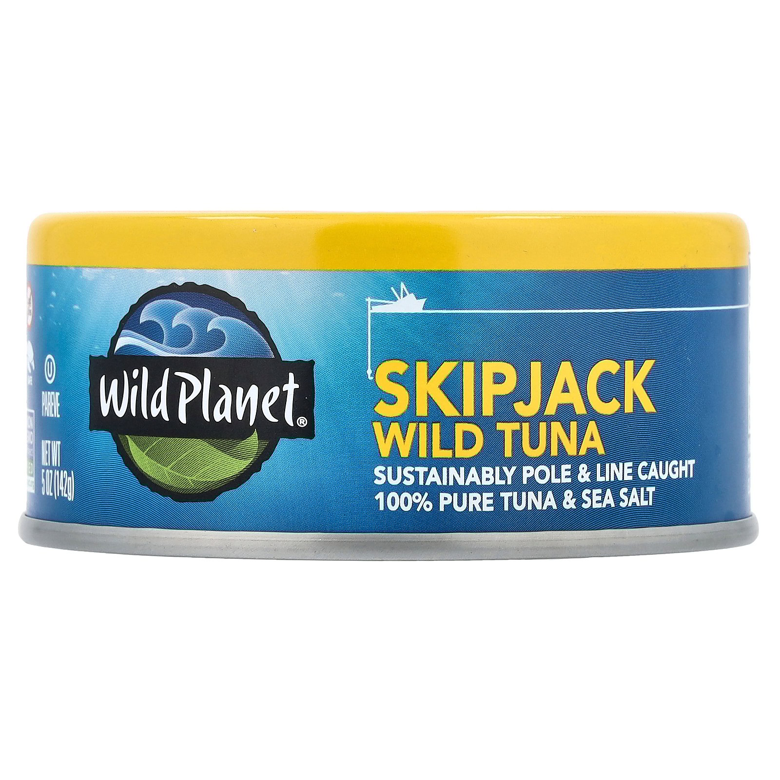 【POINT20倍★7/4 20:00〜7/11 1:59】Wild Planet ツナ缶 【 iHerb アイハーブ 公式 】 ワイルドプラネット 天然 カツオ ツナ 缶詰 142g画像