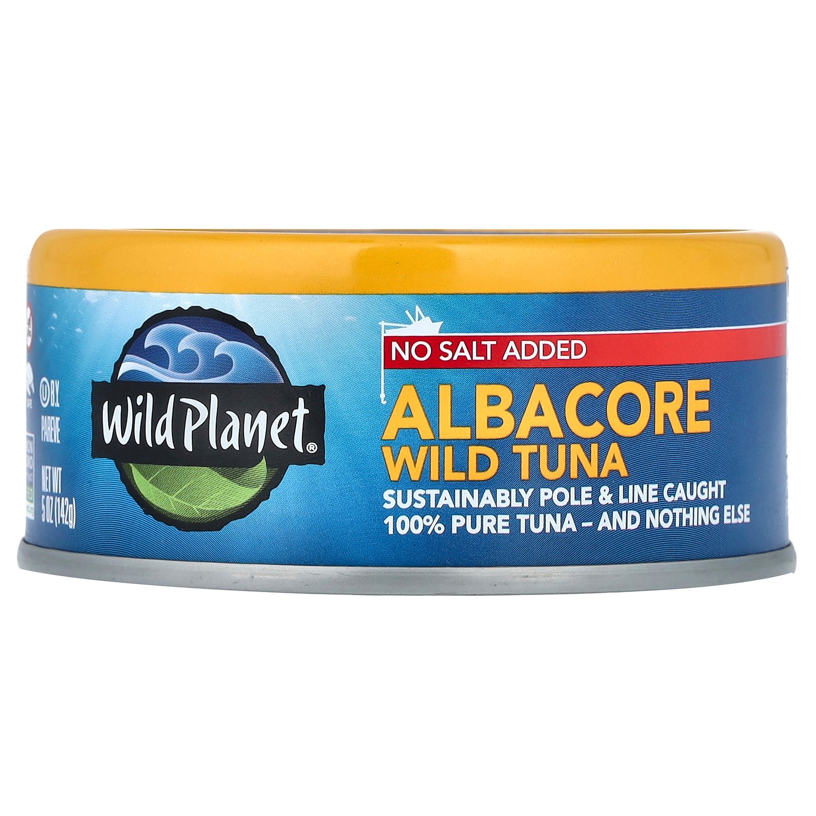 【POINT20倍★7/4 20:00〜7/11 1:59】Wild Planet ツナ缶 【 iHerb アイハーブ 公式 】 ワイルドプラネット天然 ビンナガマグロ ツナ アルバコア 缶詰 塩分無添加 142g画像