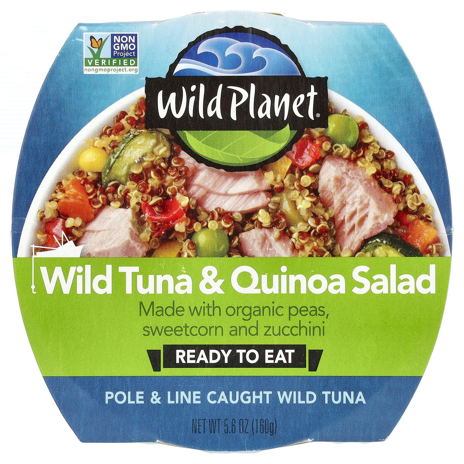 【POINT20倍★7/4 20:00〜7/11 1:59】Wild Planet ツナ キヌアサラダ 【 iHerb アイハーブ 公式 】 ワイルドプラネット ツナ缶 天然 カツオ マグロ ワイルド 天然 シーフード 食品 有機 オーガニック キヌア サラダ 缶詰 160g画像