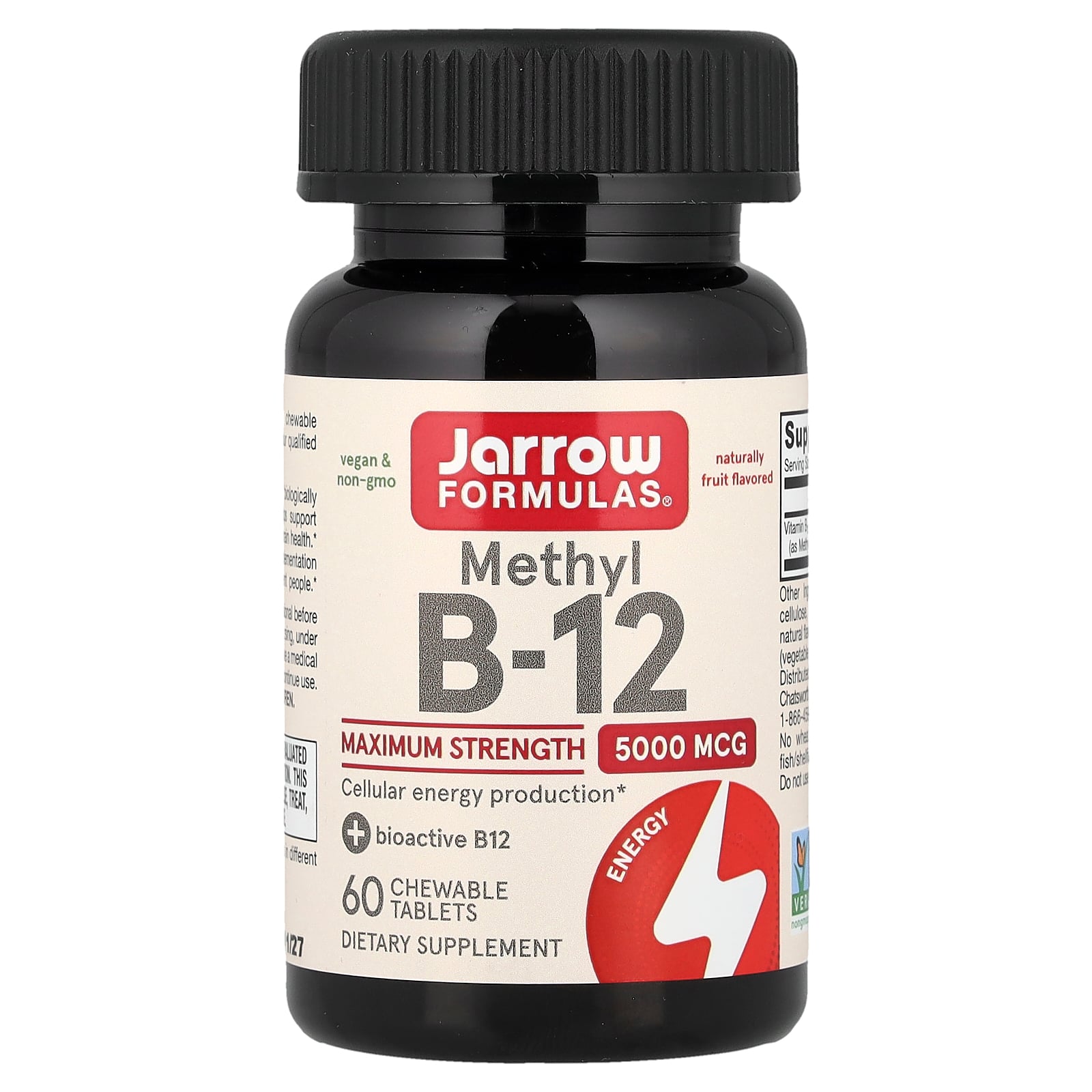 【15%OFFクーポン★4/14 20:00~4/20 23:59】Jarrow Formulas メチル B-12 【 iHerb アイハーブ 公式 】 ジャロウフォーミュラズ ビタミンB12 ビタミンB ビタミン B B12 サプリ マキシマム ストレングス チュアブル タブレット 5,000mcg チェリー味 60粒