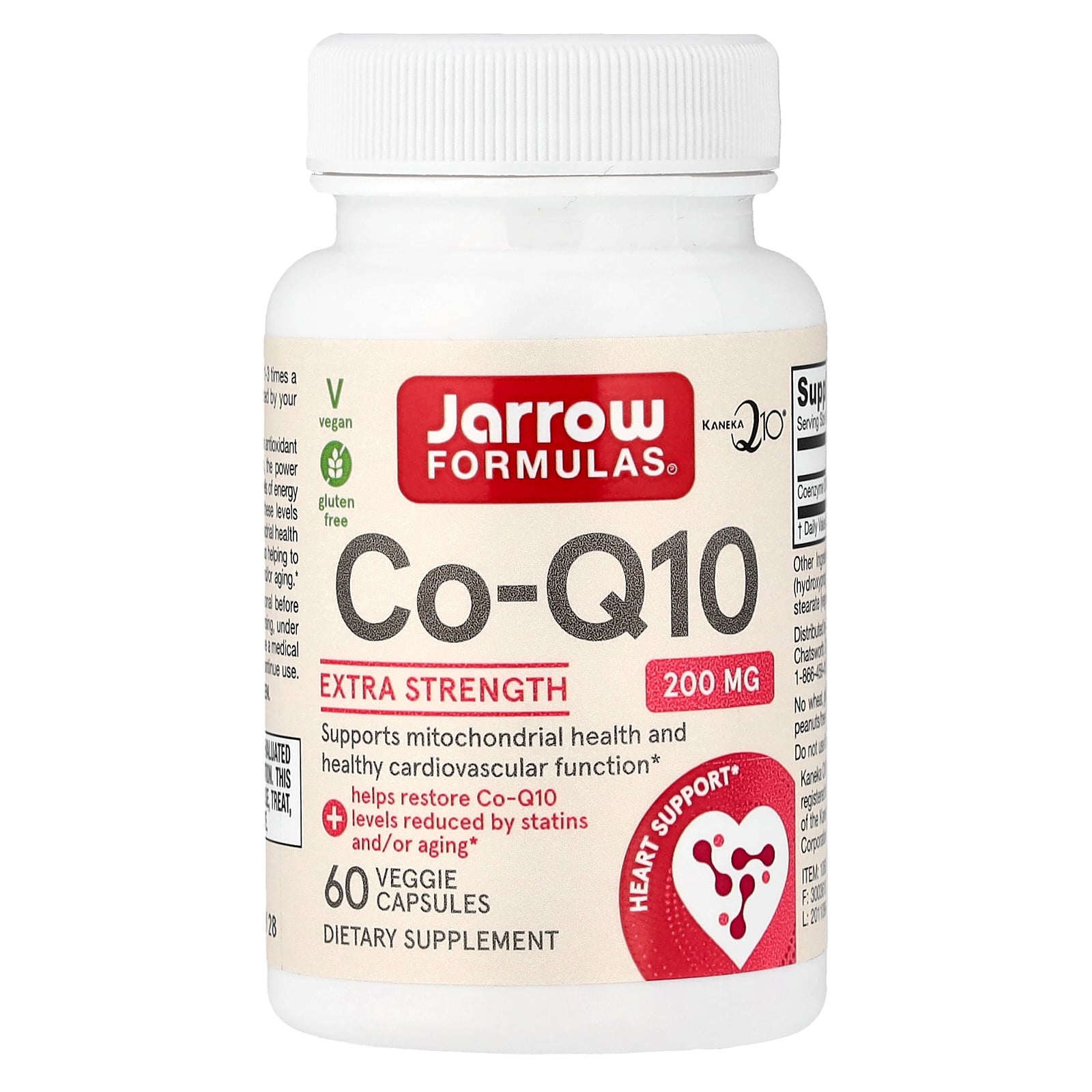 【15%OFFクーポン★4/14 20:00~4/20 23:59】Jarrow Formulas コエンザイムQ10 【 iHerb アイハーブ 公式 】 ジャロウフォーミュラズ ジャローフォーミュラズ CoQ10 ユビキノン サプリメント サプリ エクストラ ストレングス ベジカプセル 200mg 60粒