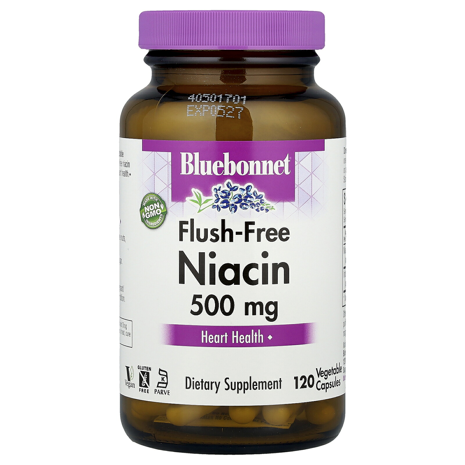 【15%OFFクーポン★4/14 20:00~4/20 23:59】Bluebonnet Nutrition フラッシュフリー ナイアシン 【 iHerb アイハーブ 公式 】 ブルーボネット ニュートリション イノシトール ビタミンB3 ビタミンB ビタミン サプリメント サプリ ベジカプセル 500mg 120粒