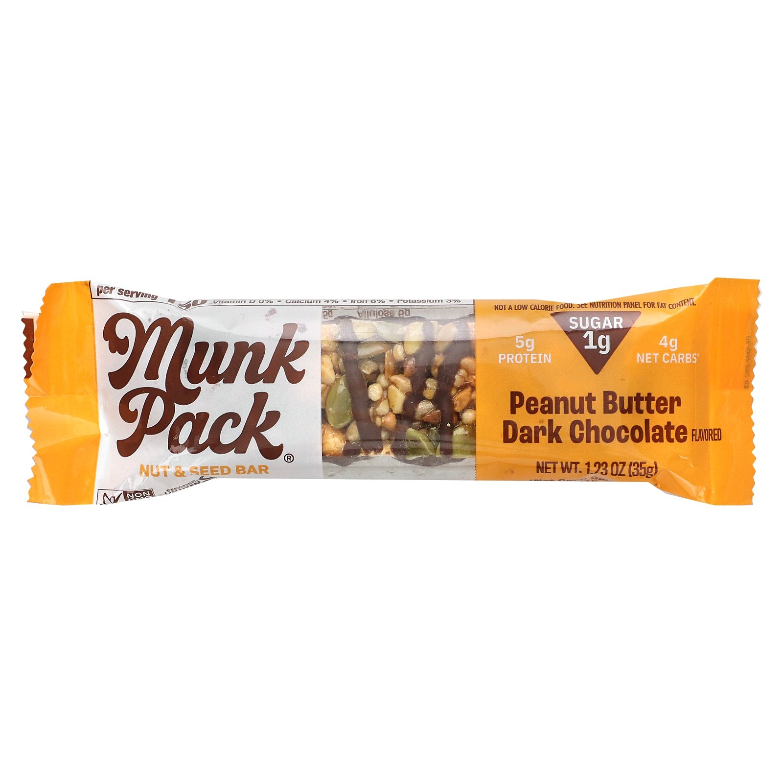 楽天市場】Munk Pack ナッツ & シードバー 【 iHerb アイハーブ 公式 】 ムンクパック スナックバー おやつ スナック バー  ピーナッツバター ダークチョコレート 35g : iHerb