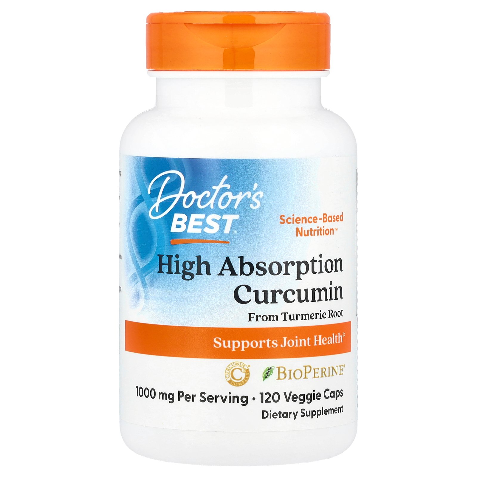 【15%OFFクーポン★4/4 00:00~4/10 01:59】Doctor's Best クルクミン 高吸収 【 iHerb アイハーブ 公式 】 ドクターズベスト ターメリック ウコン クルクミノイド 黒コショウ エキス クルクミンC3コンプレックス バイオペリン サプリ カプセル 500mg 120粒