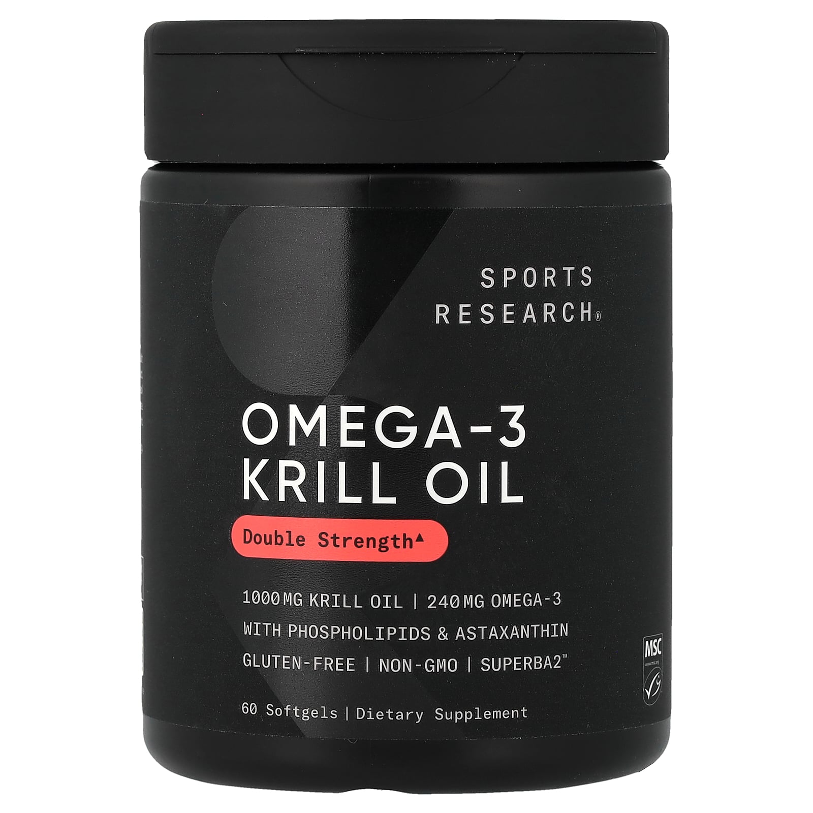 【15%OFFクーポン★4/14 20:00~4/20 23:59】Sports Research オメガ3 クリルオイル 【 iHerb アイハーブ 公式 】 スポーツリサーチ オメガ3脂肪酸 DHA EPA 南極 オキアミ アスタキサンチン サプリ ダブルストレングス ソフトジェル 1,000mg 60粒