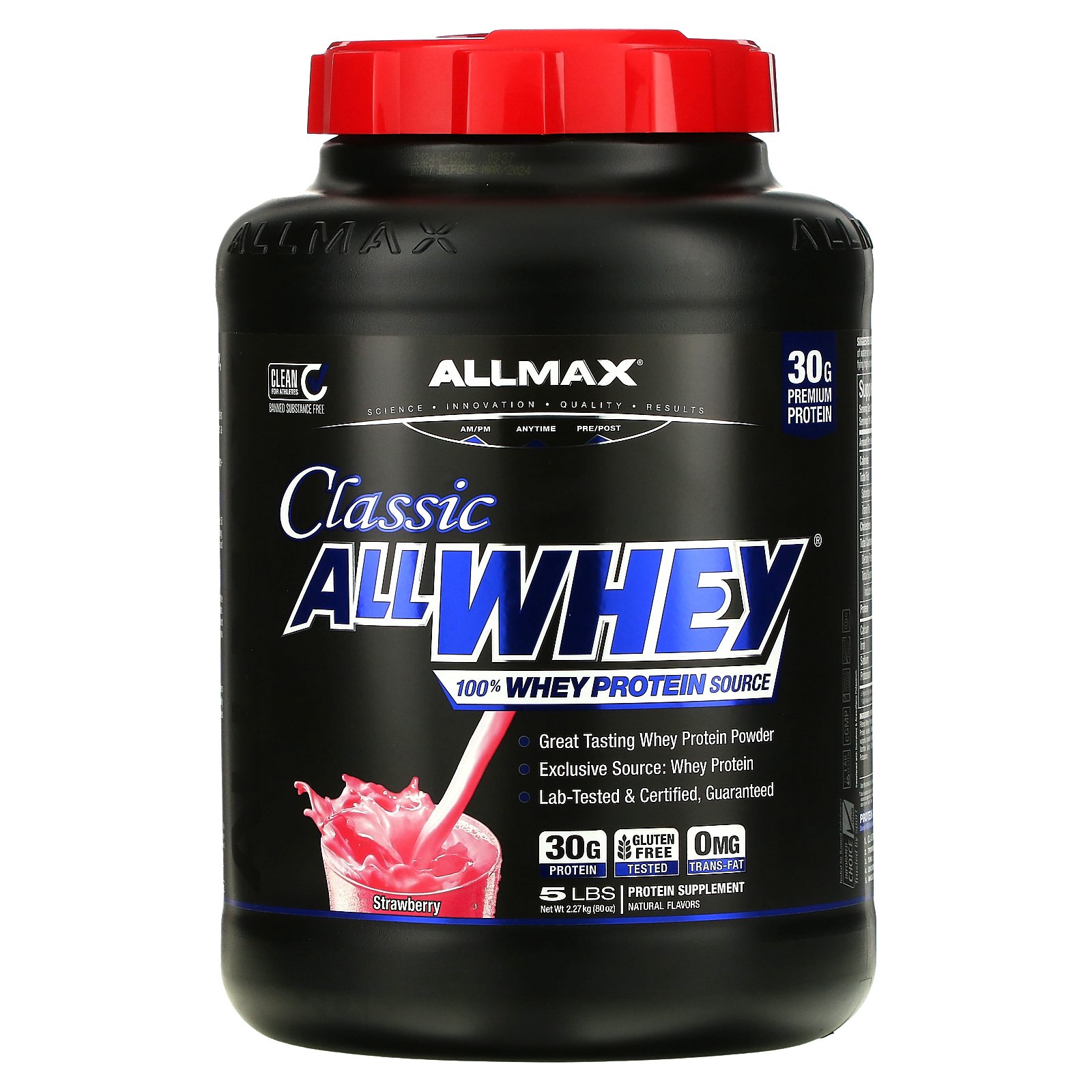 【楽天市場】ALLMAX クラシック オールホエイ 【 iHerb アイハーブ 公式 】 オールマックス 100% ホエイ プロテイン タンパク質  アイソレート コンセントレート AllWhey パウダー 粉末 チョコレート 2.27kg : iHerb