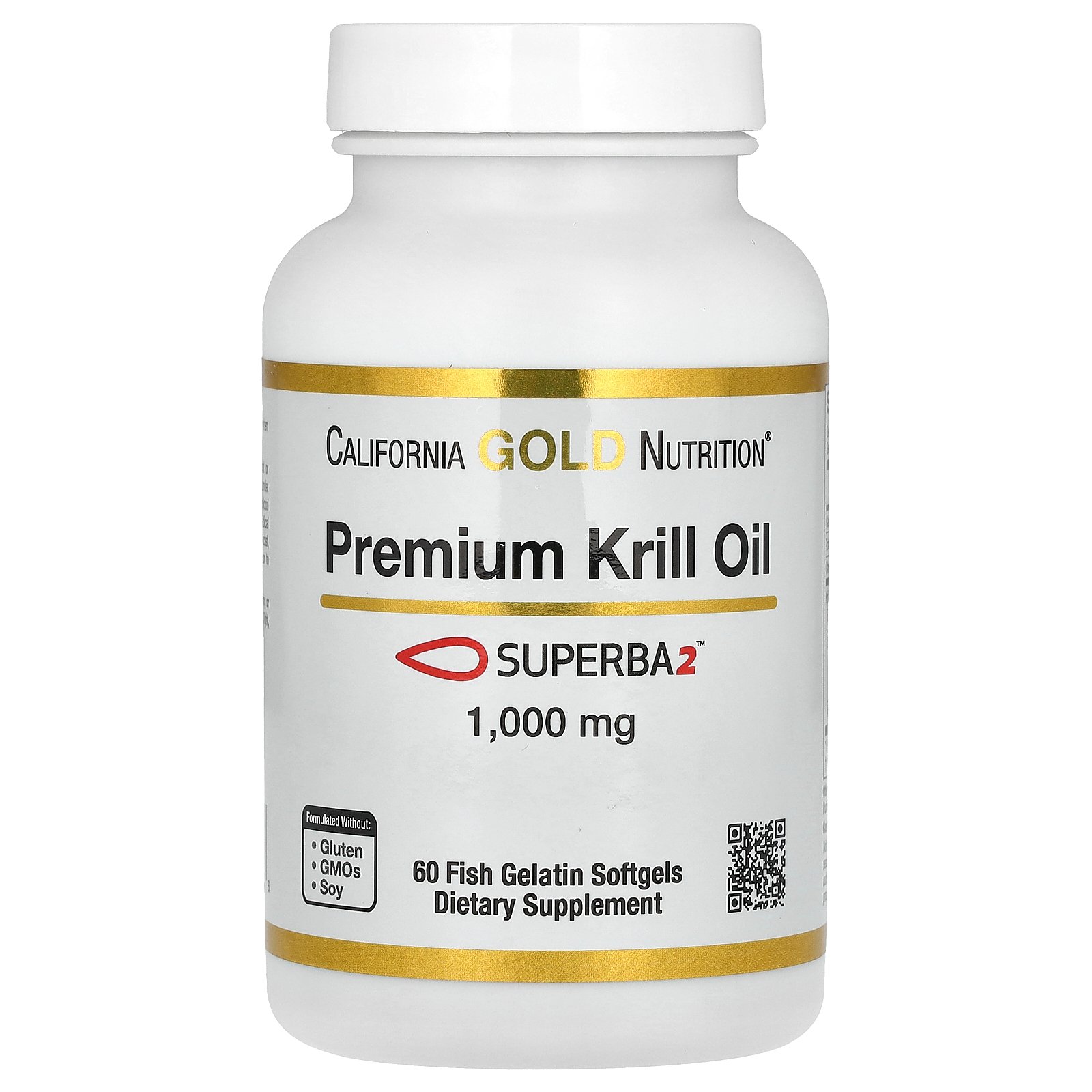 楽天市場】【POINT10倍☆10/04 20:00~10/10 23:59】California Gold Nutrition プレミアム クリル オイル 【 iHerb アイハーブ 公式 】 カリフォルニア ゴールド ニュートリション CGN オメガ3 EPA DHA フィッシュオイル サプリ  ソフトジェル 1,000mg 60粒 : iHerb